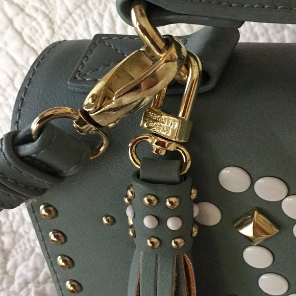 Steve Madden studs tassel shoulder crossbody bag - Picture 2 of 12